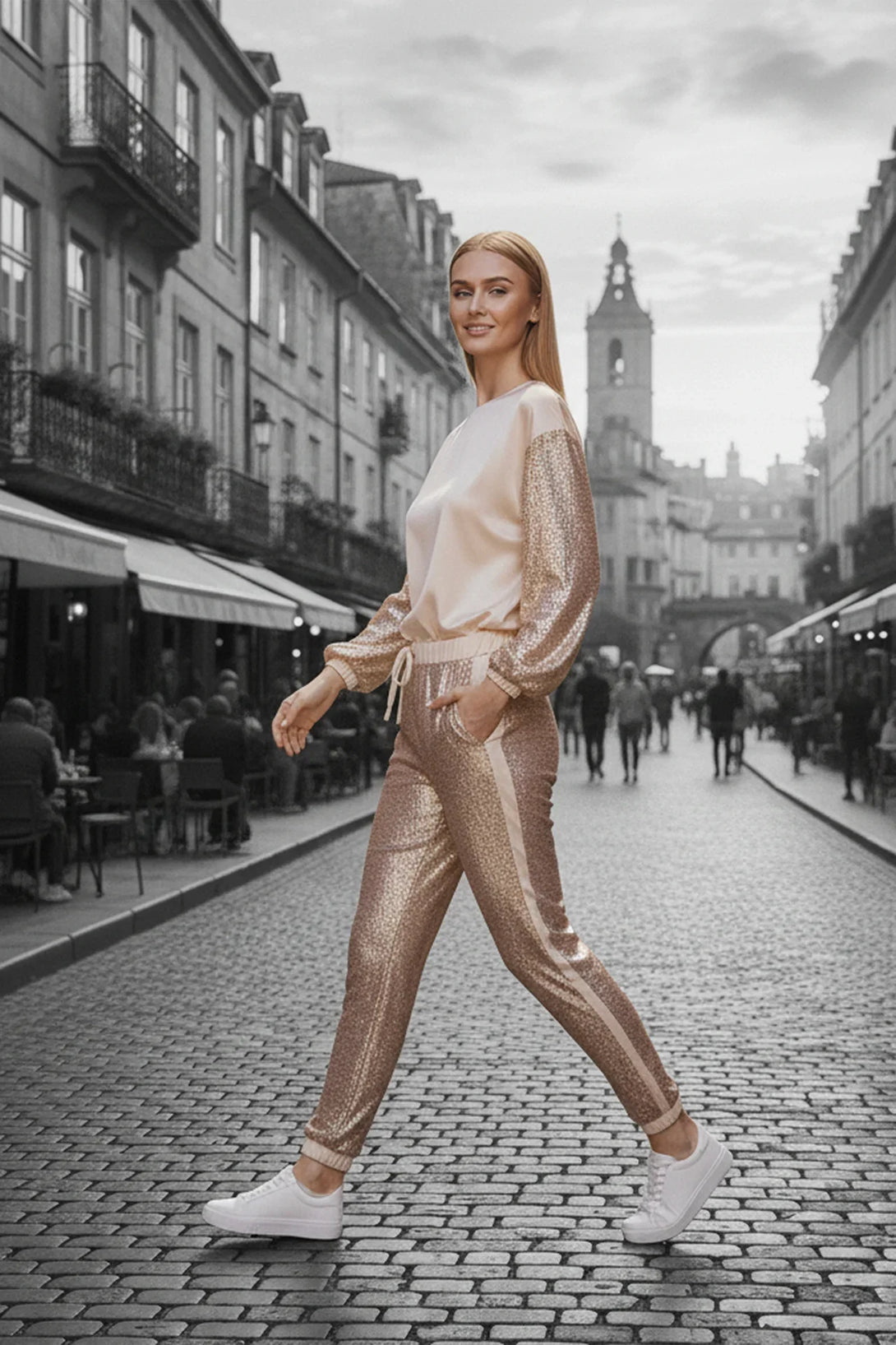 sequin jogger pants, sequin jogger pants women, sequin jogger pants, Shahida Parides