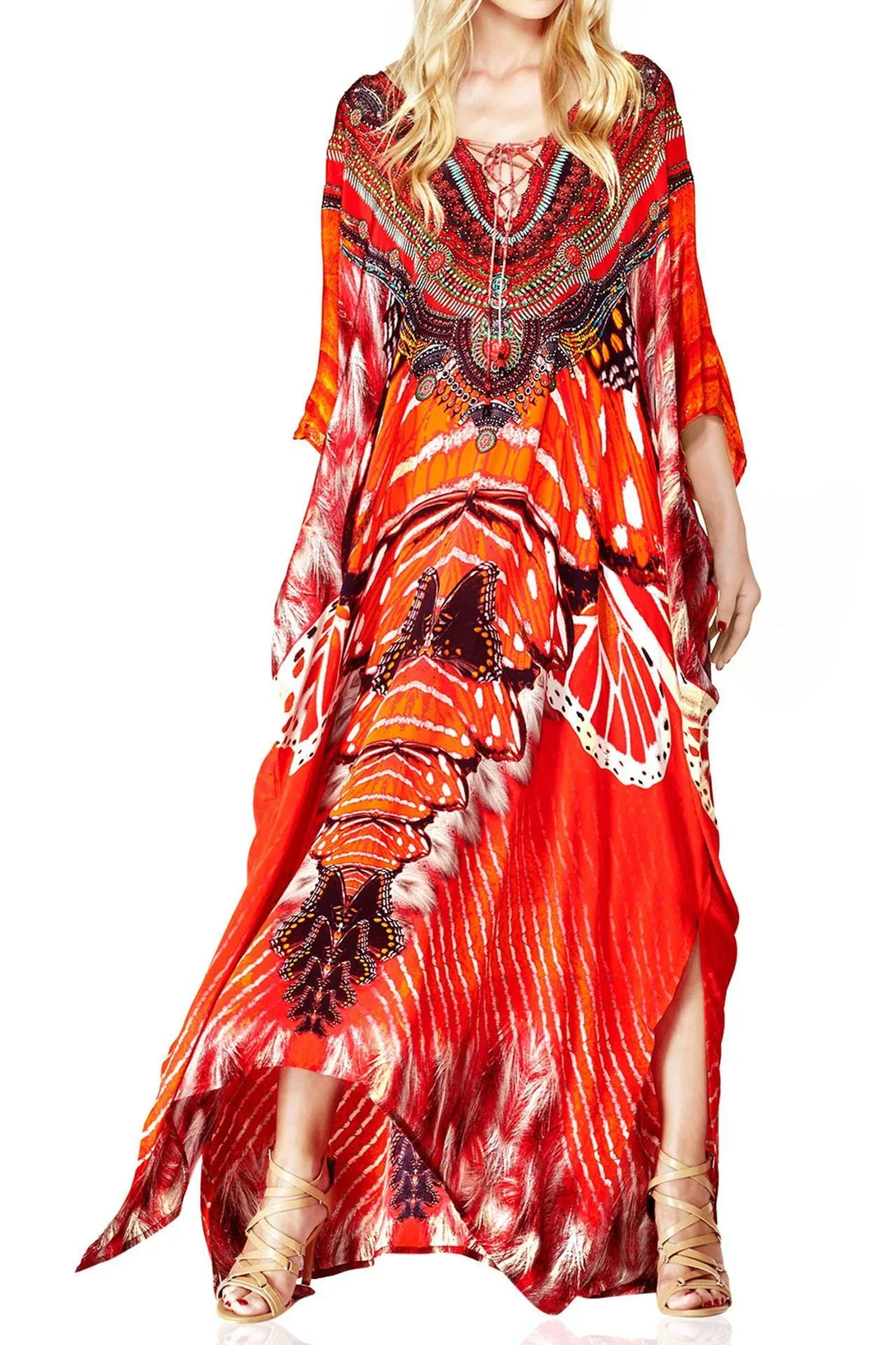 clothes for beach vacation, vacation outfits women, Shahida Parides, kaftan outfit,