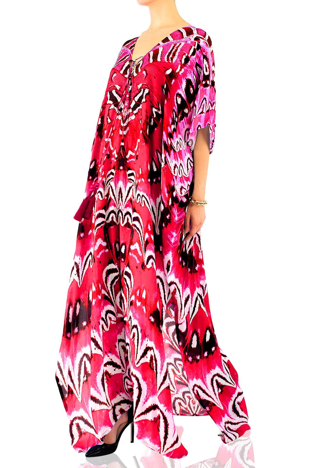 clothes for beach vacation, vacation outfits women, Shahida Parides, kaftan outfit, 