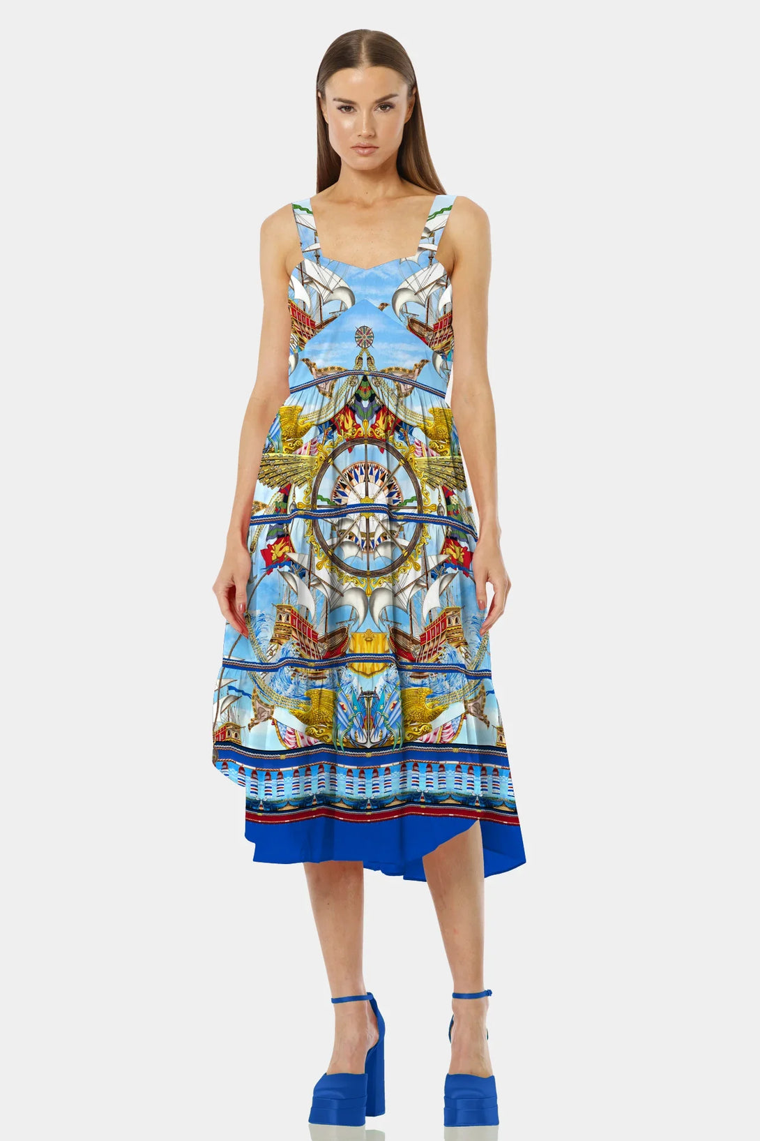 Designer Sun Dresses | Midi Summer Dresses For Women | Shahida Parides Designer Sun Dresses | Midi Summer Dresses For Women | Shahida Parides