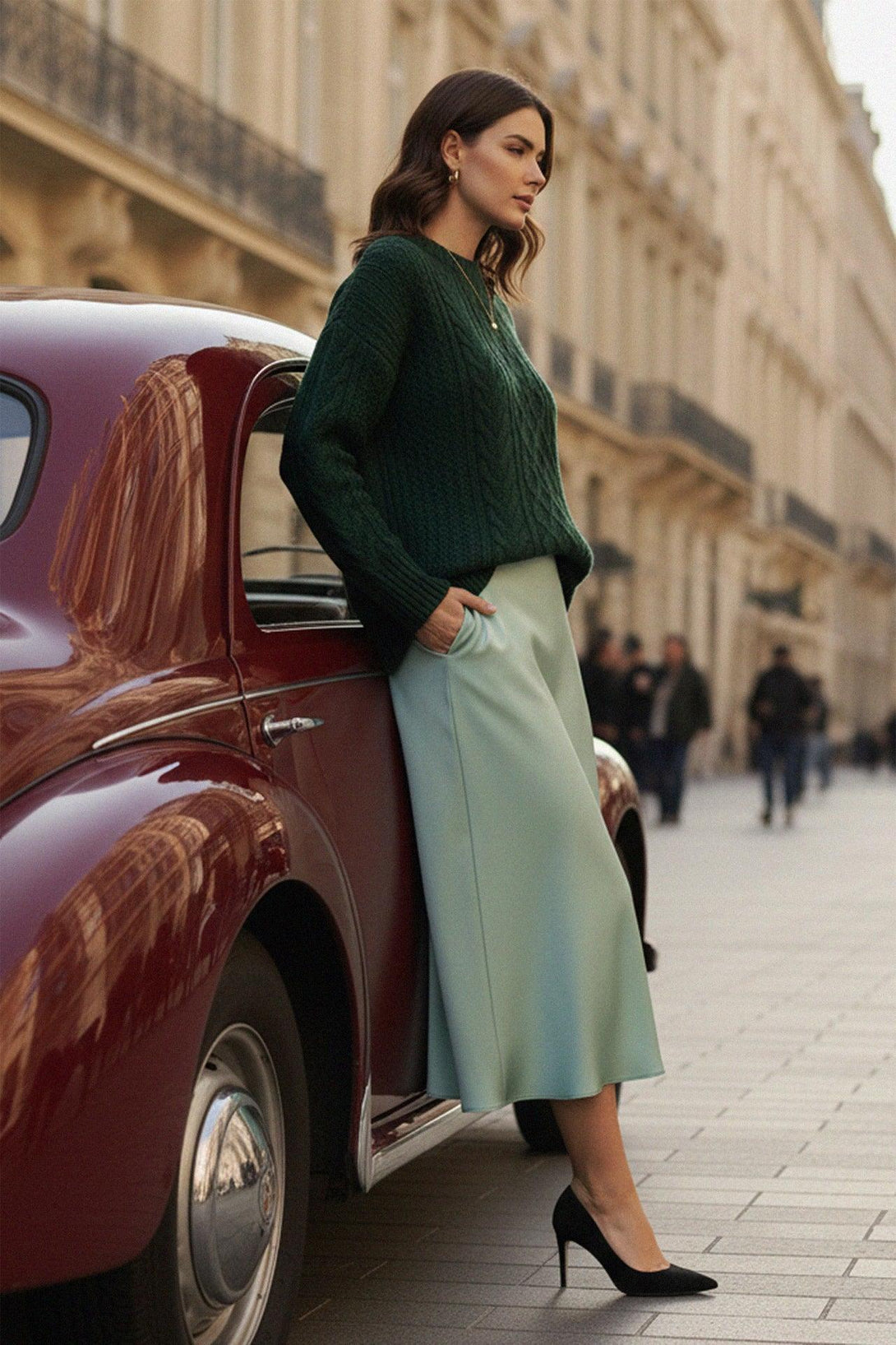 knee length skirts for women, knee length pencil skirt, knee length skirts, Shahida Parides,