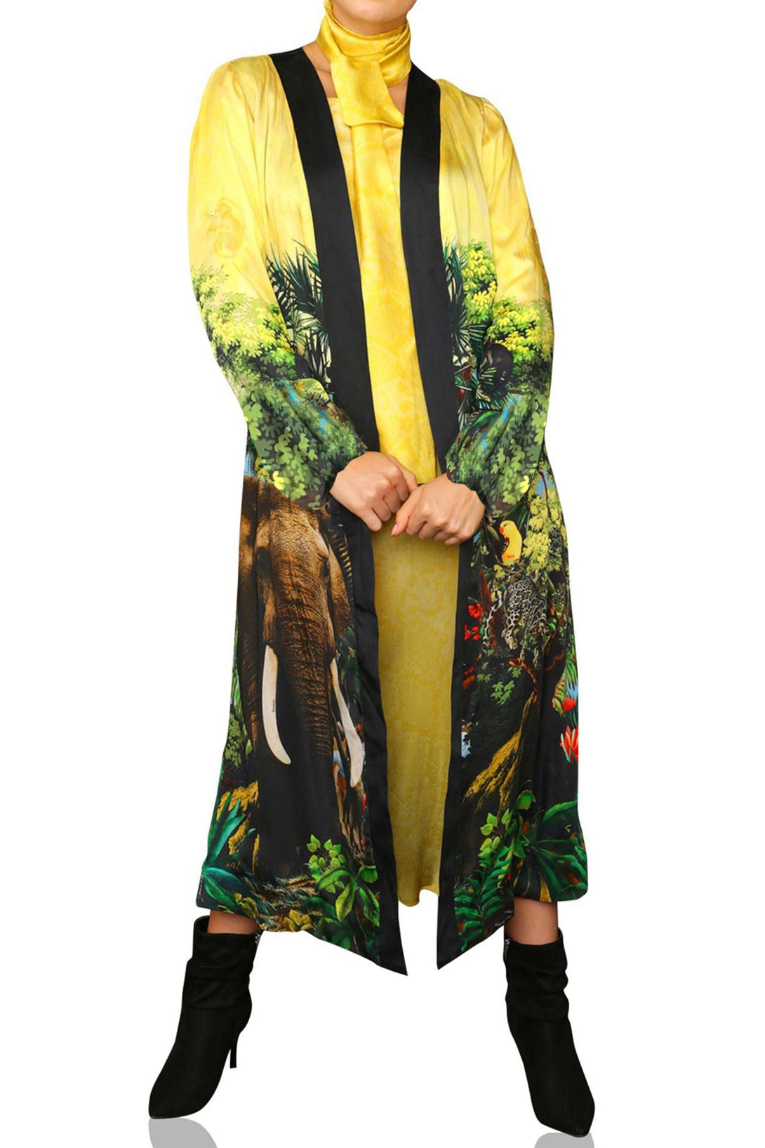 kyle-richards, shahida-kyle-store, animal-print-robe, long-silk-robe, womens-luxury-robe, designer-robe