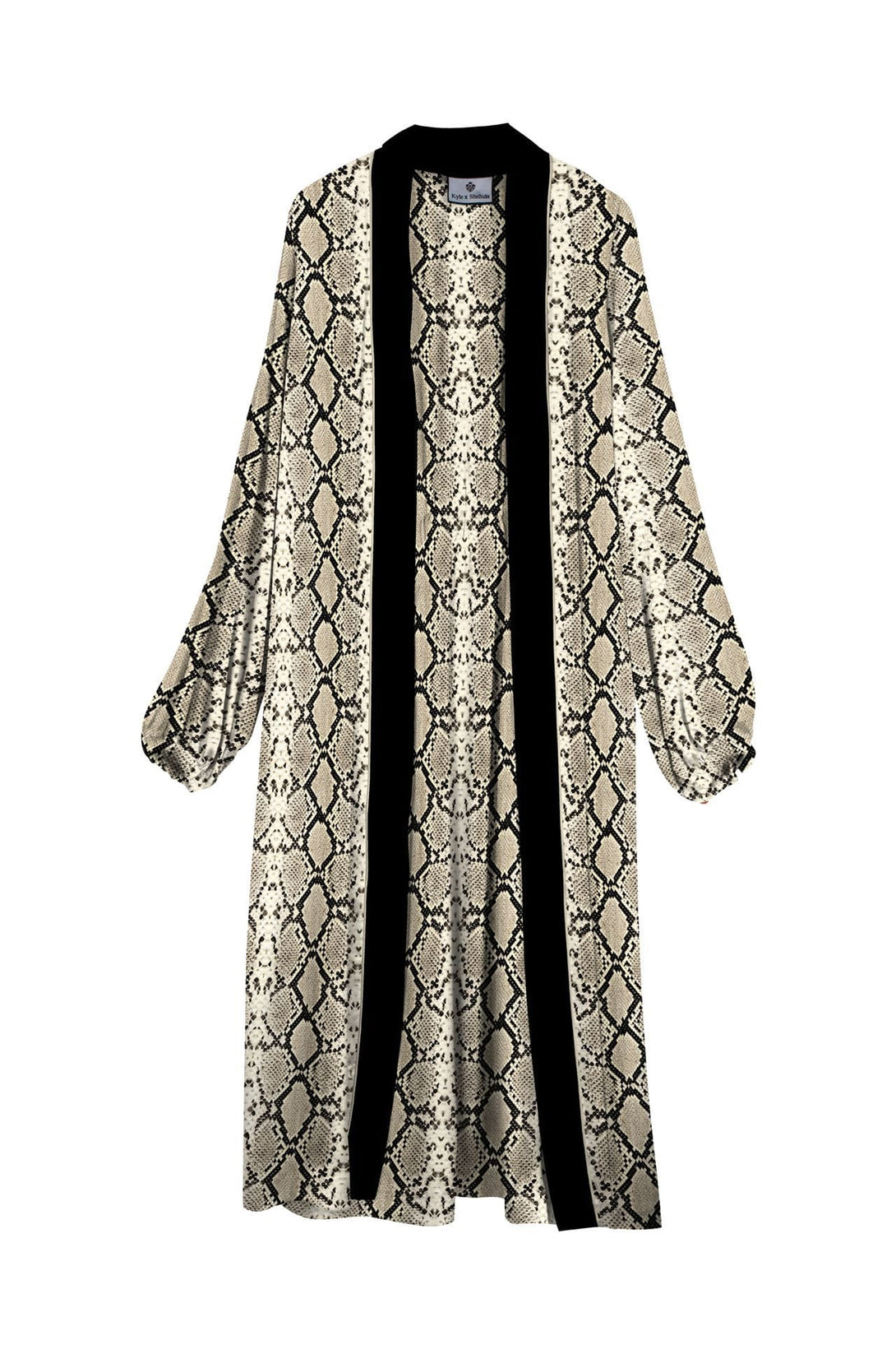 silk kimono robes for women, Kyle X Shahida, silk kimono robe, silk kimono robe womens, womens animal print robe