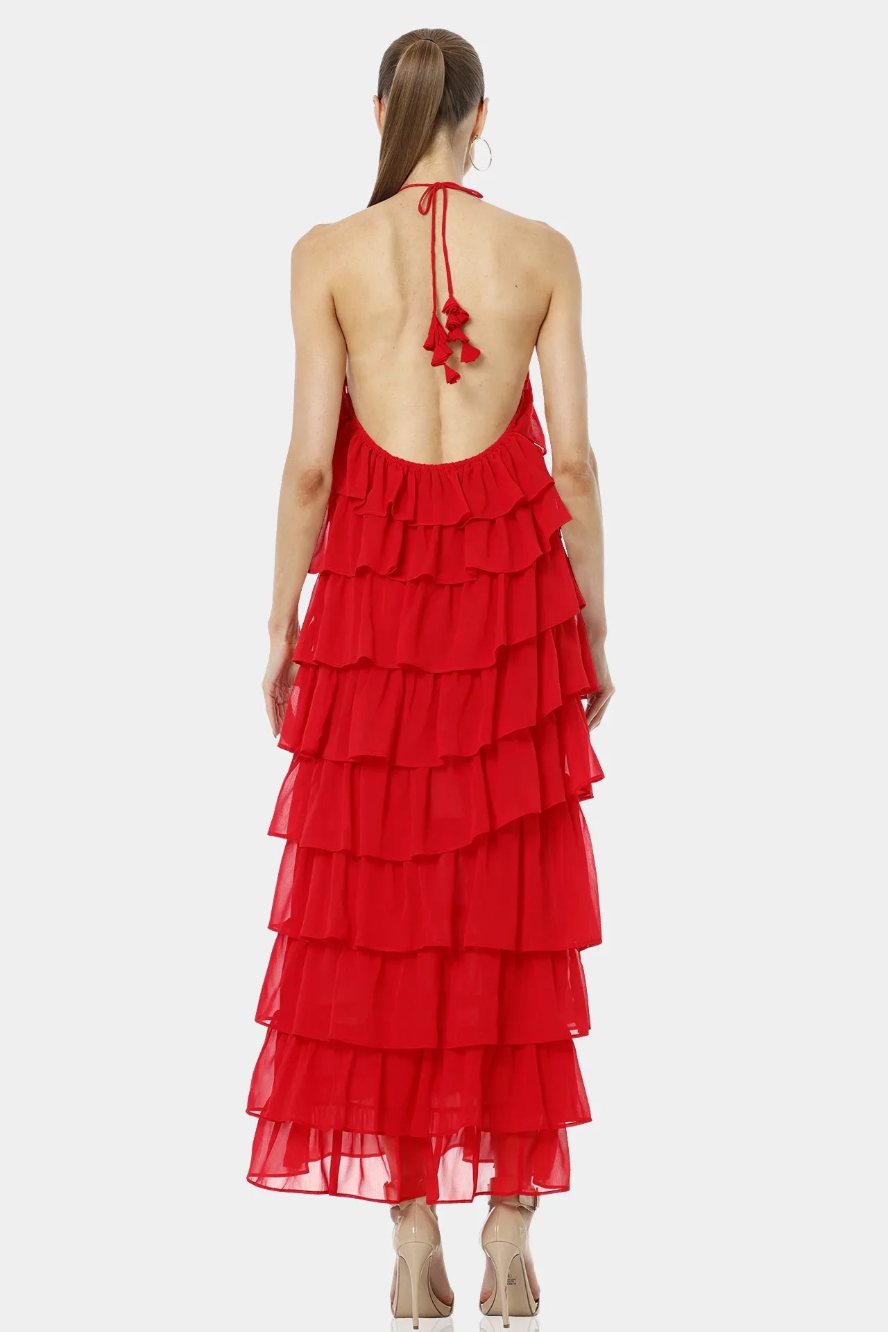 Red Cocktail Dress | Beautiful Maxi Dress - Shahida Parides Red Cocktail Dress | Beautiful Maxi Dress - Shahida Parides