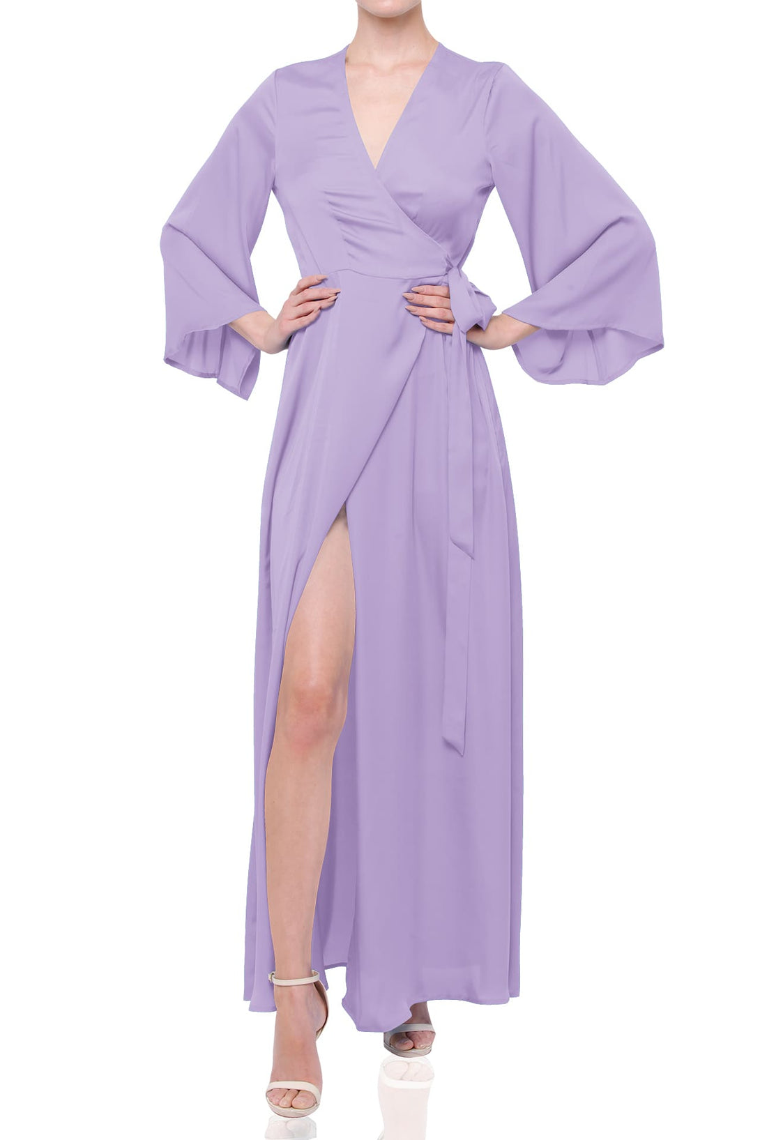 green emerald velvet dress Lavender Satin Bridesmaid Dress