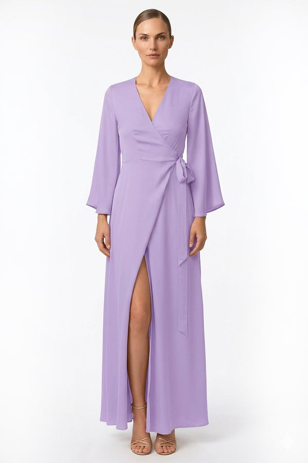 Lavender satin bridesmaid dress Shahida Parides Lavender satin bridesmaid dress Shahida Parides