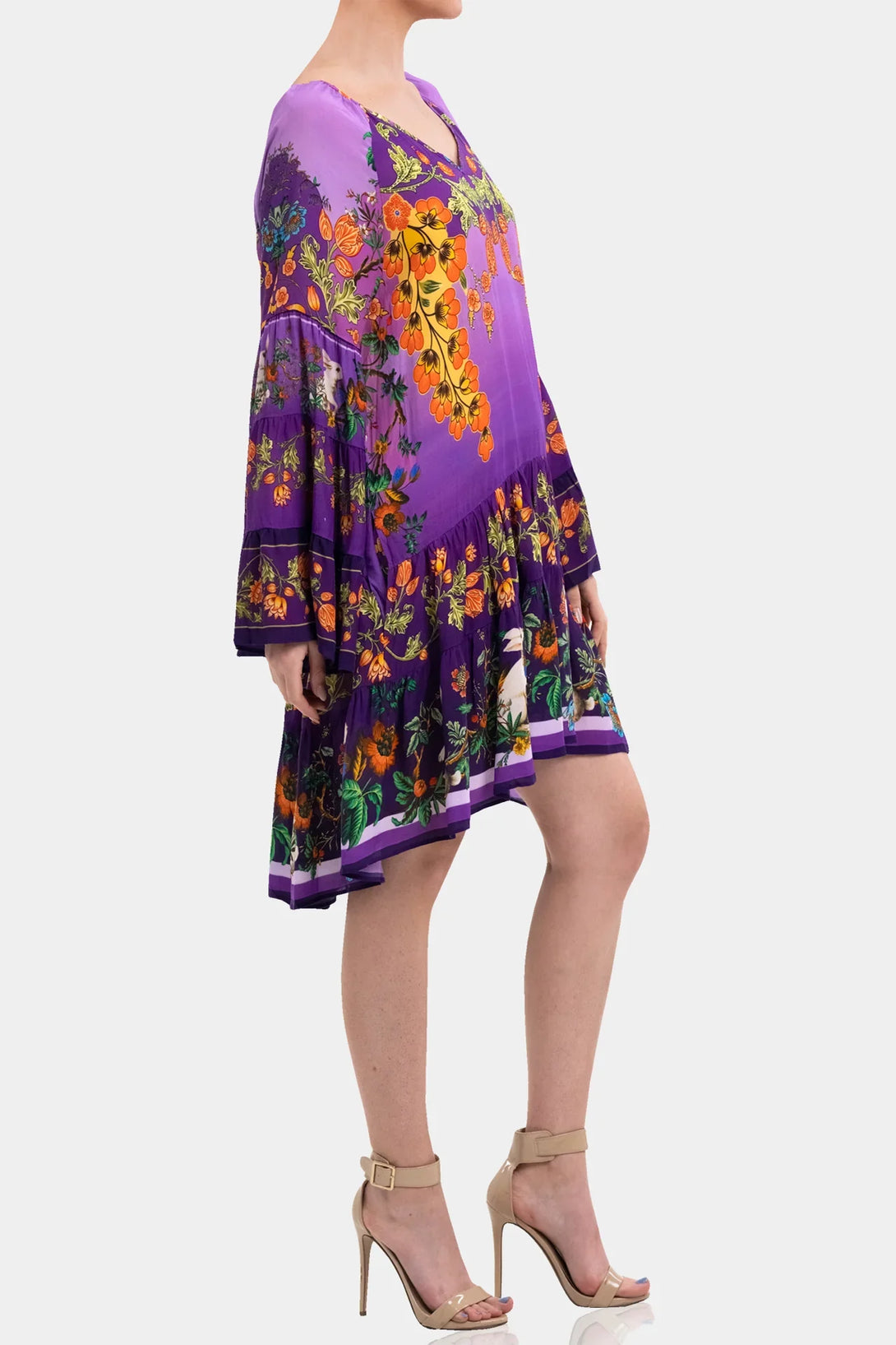 dark purple short dresses Purple Short Dresses Drawstring Sleeveless Backless Purple Mini Dress STYLORD Boutique
