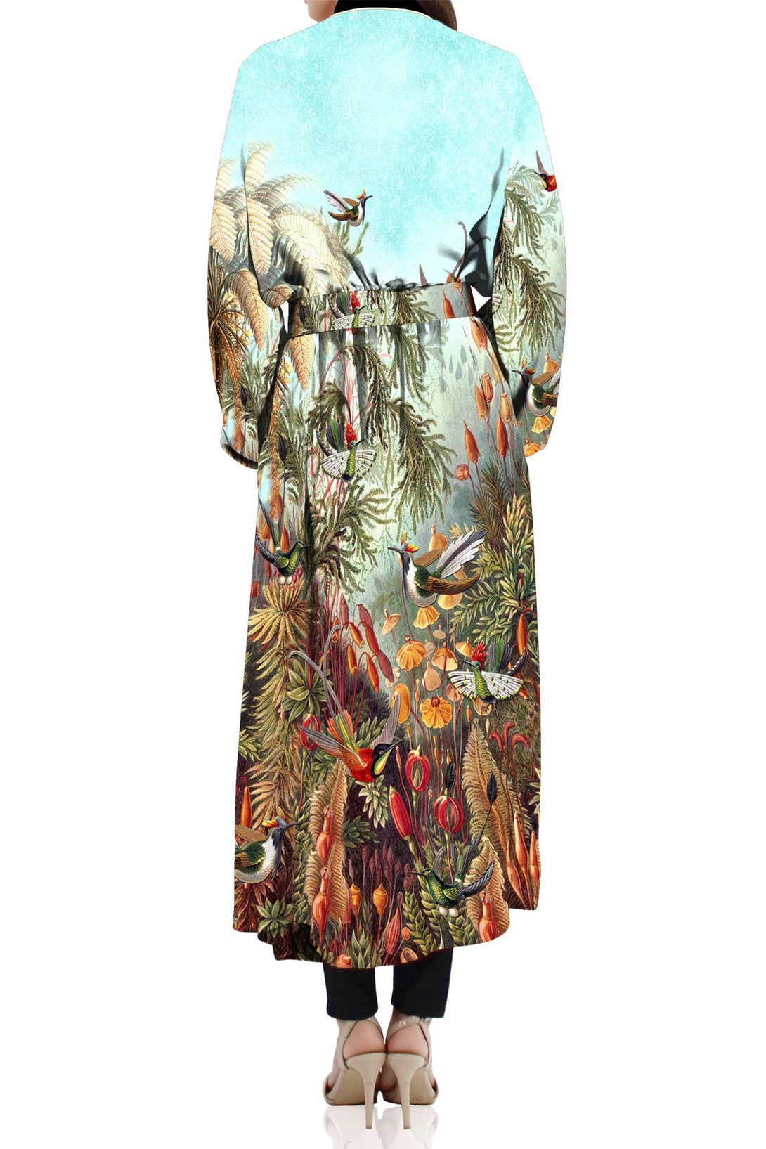 Kyle X Shahida, kimono silk robe women's, beautiful kimono, plus size long kimono, sexy silk robe