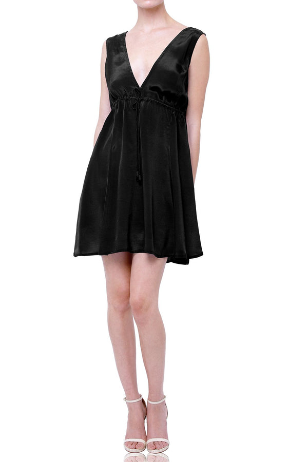  black mini dress, short sleeveless summer dresses,Shahida Parides, mini frock for women,
