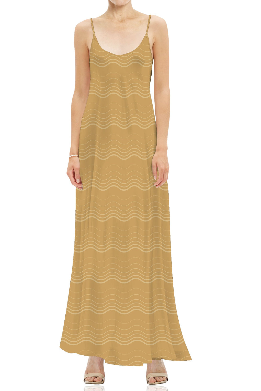 knee length dresses for ladies Designer Camisole Maxi Dress | Long Silk Slip