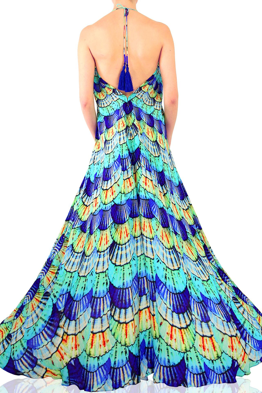 "long formal dresses" "backless maxi dress" "Shahida Parides" "blue evening dress"