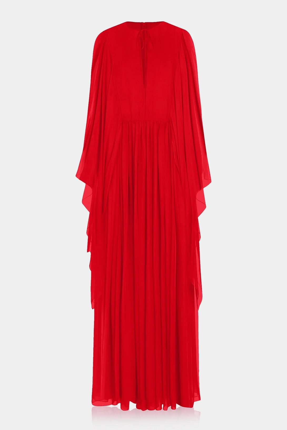 maxi dresses with sleeves summer Designer Red Dress | Long Dress | Flowy Maxi Dress