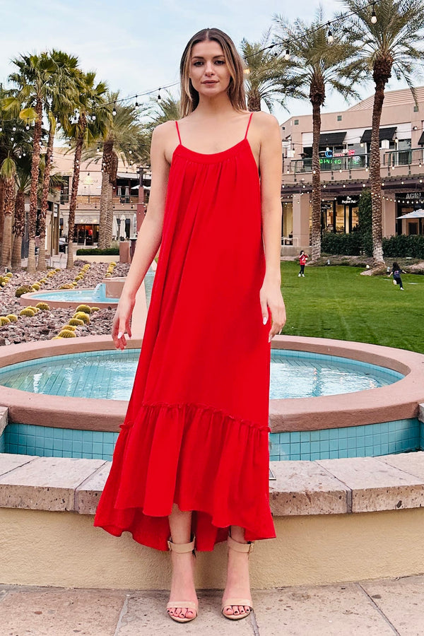  long sleeve wedding guest dresses, long red dress, Shahida Parides, fall maxi dresses, 