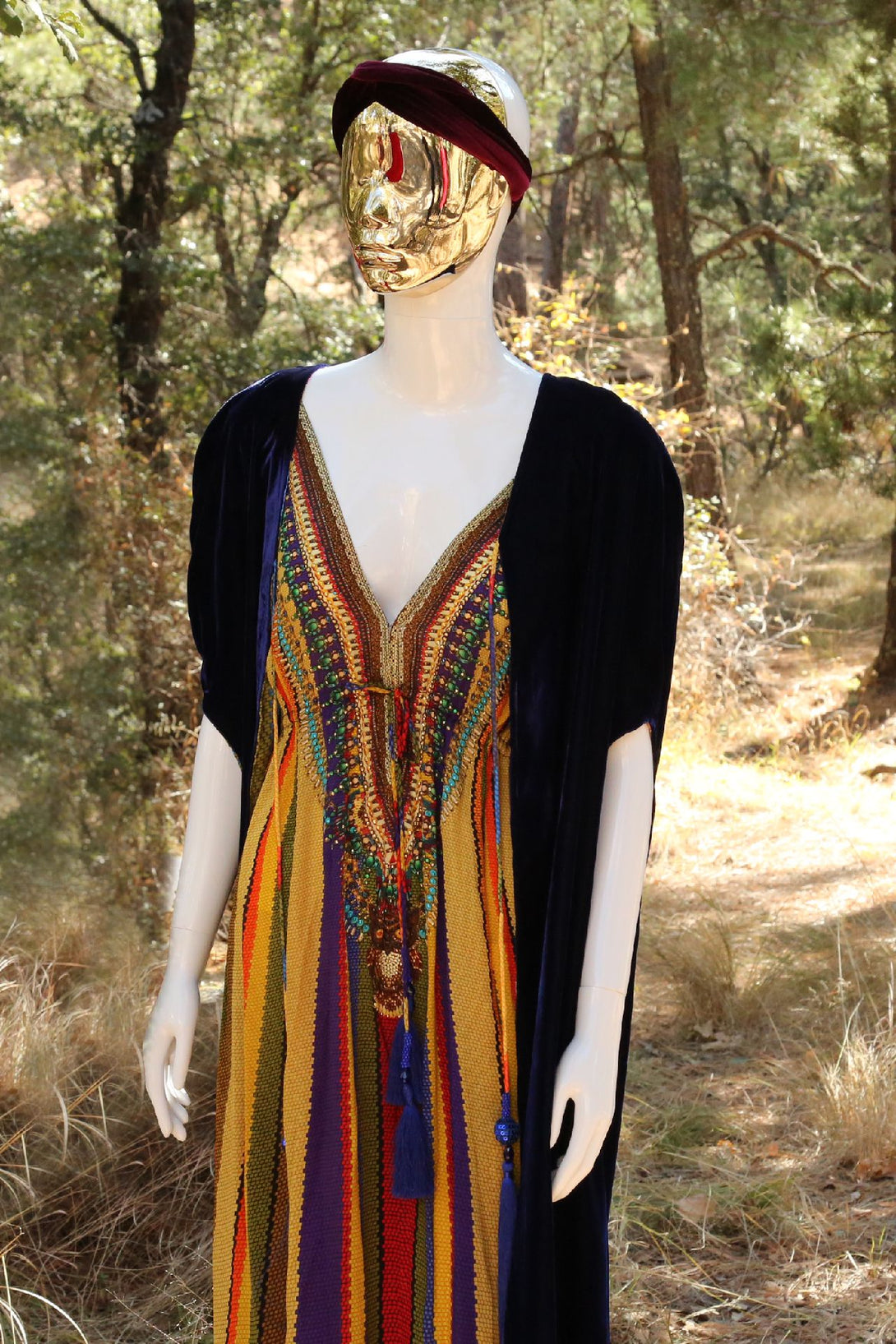  women's multicolor maxi dress, formal dresses for women, plus size maxi dresses, Shahida Parides,