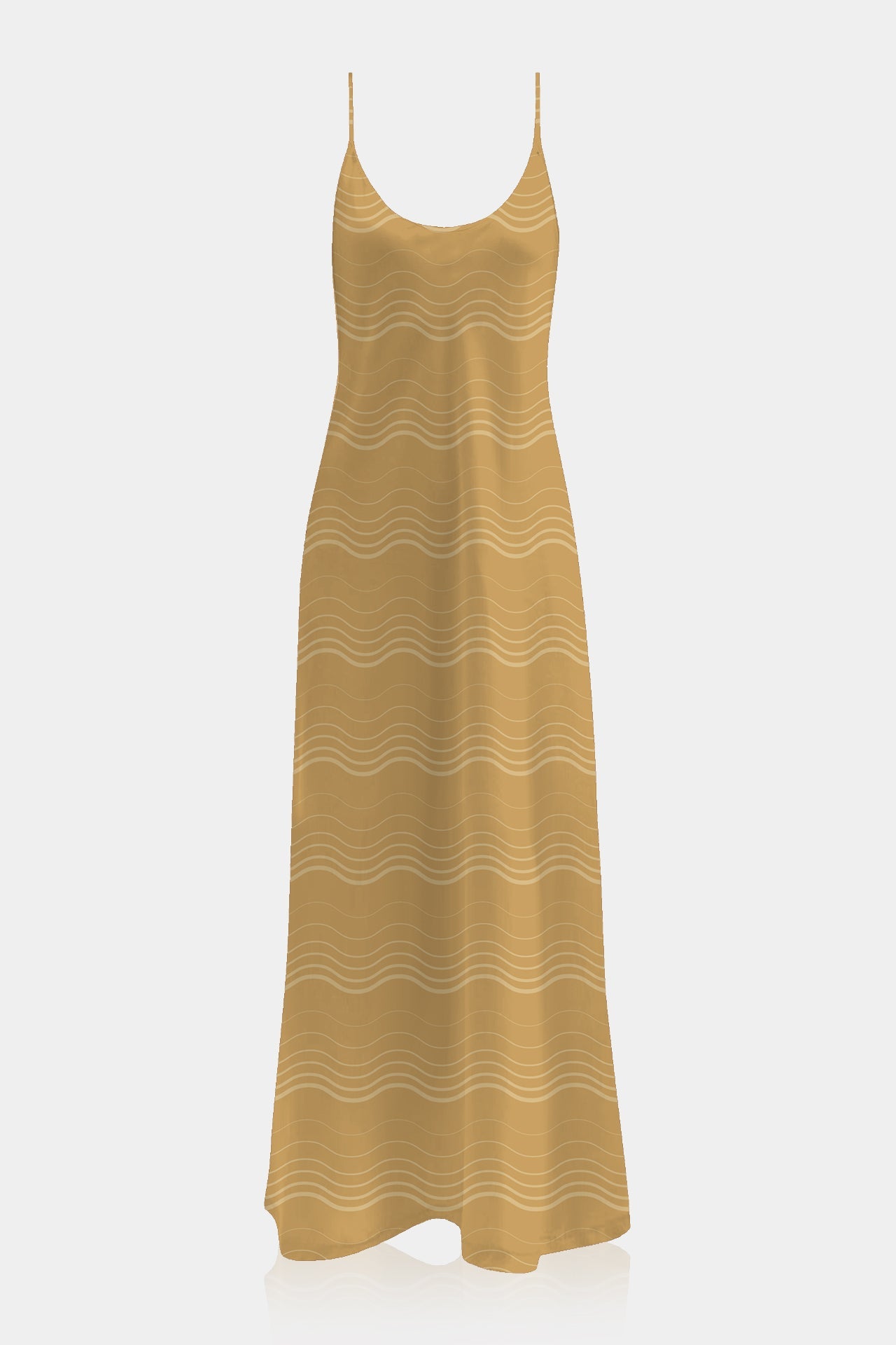 Designer Camisole Maxi Dress | Long Silk Slip - Kyle X Shahida