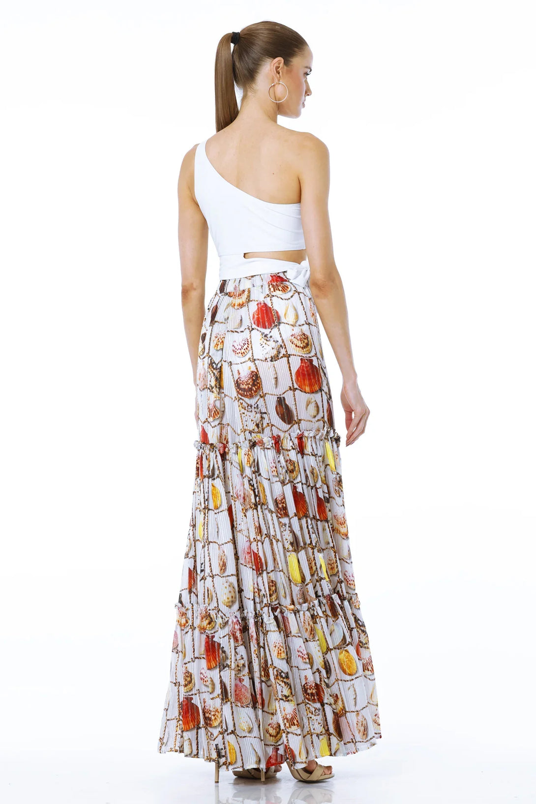 Shahida Parides,
long ruffle skirt,
long maxi skirt,
long evening skirts,
