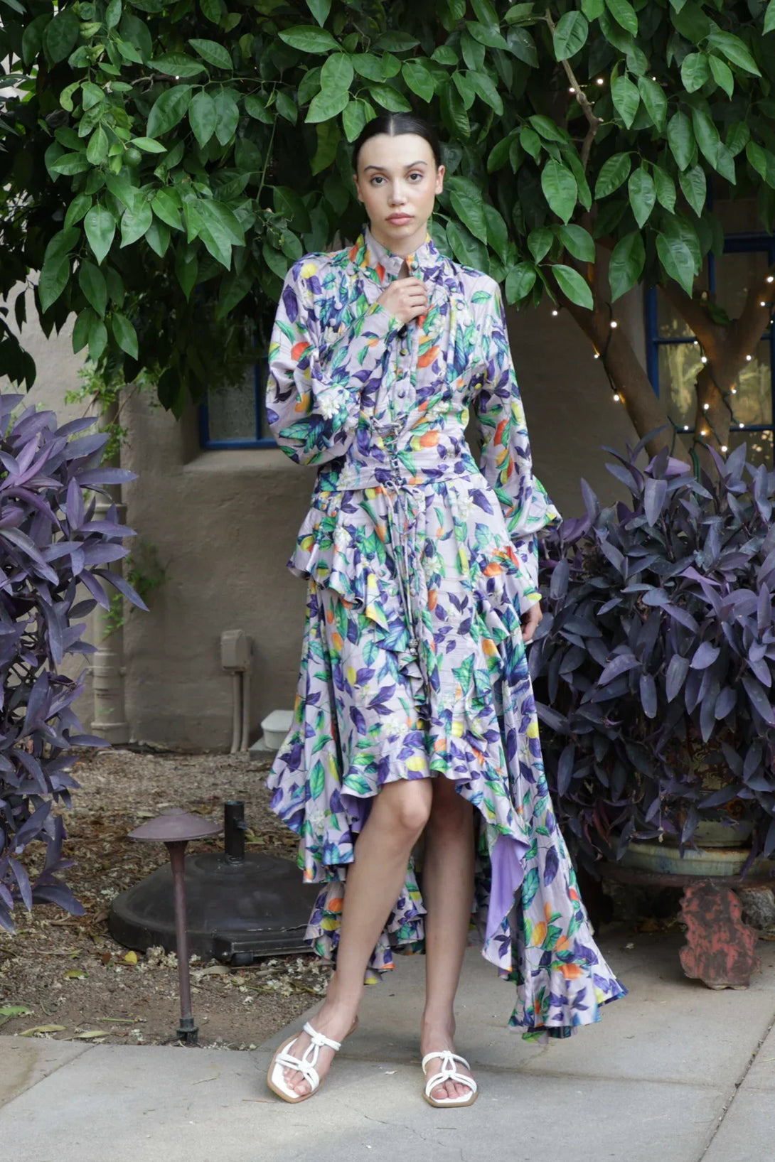 asymmetrical dress, high low maxi dress, Shahida Parides,