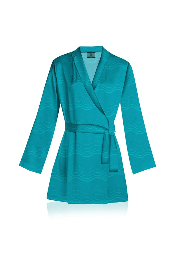 "short silk wrap dress" "Kyle X Shahida" "wrap dress for women" "womens mini wrap dress"