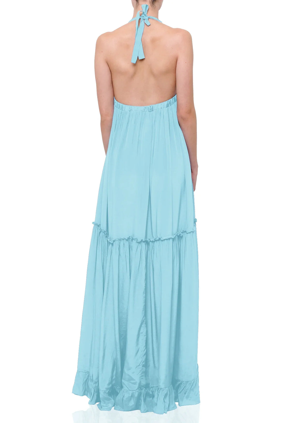 royal blue long dress, maxi dresses for women, ruffle dress, Shahida Parides,