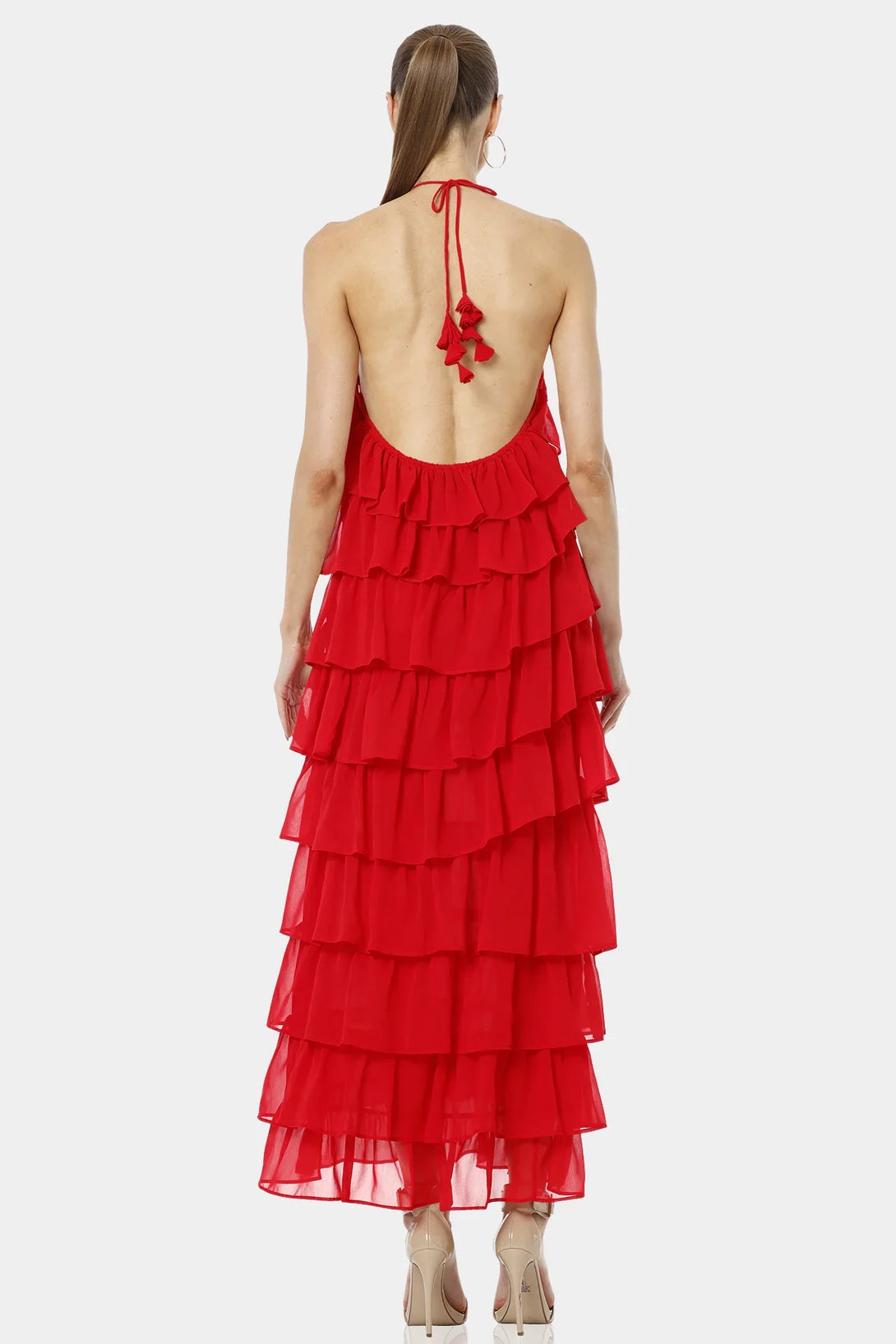 Red Cocktail Dress | Beautiful Maxi Dress - Shahida Parides Red Cocktail Dress | Beautiful Maxi Dress - Shahida Parides