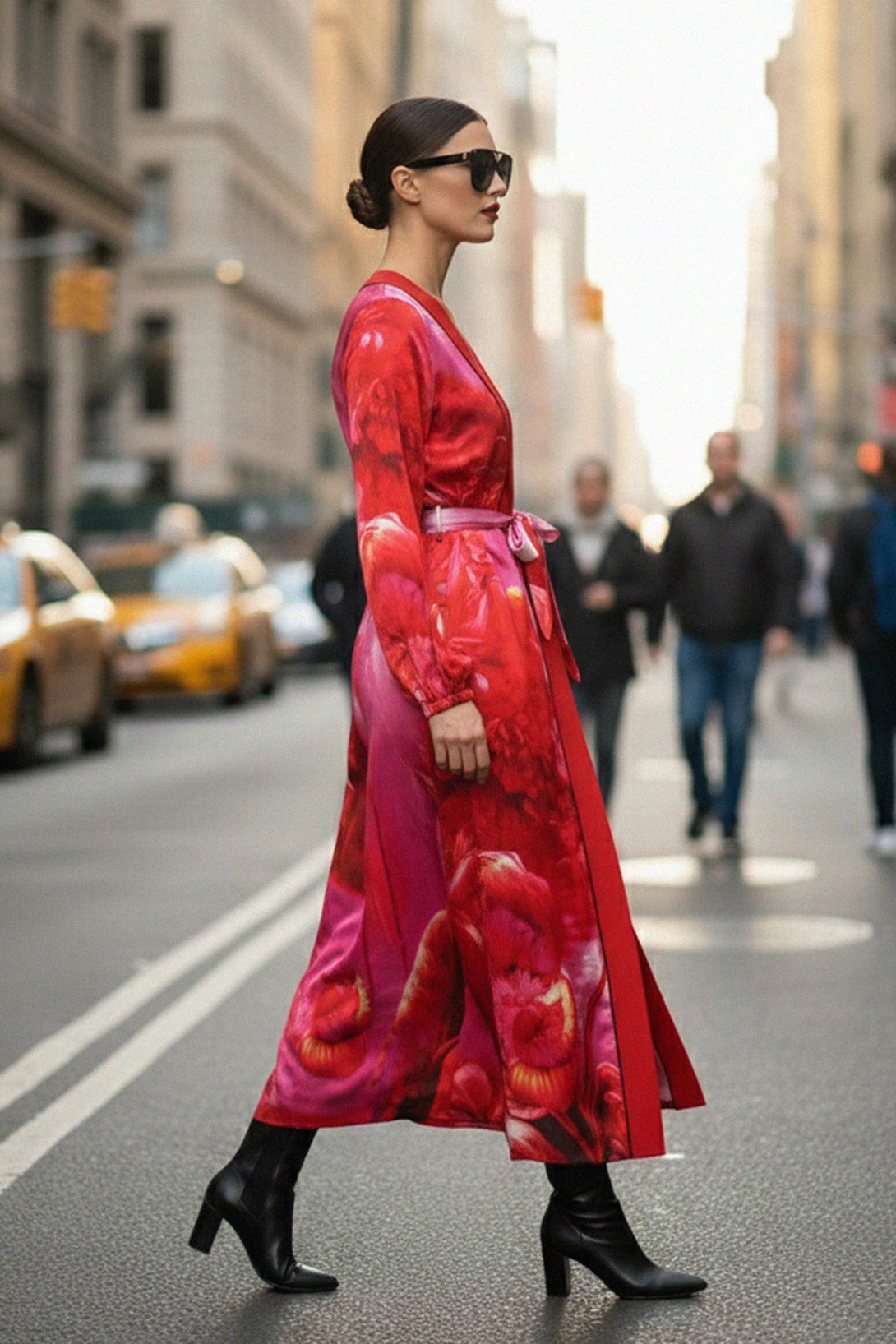 designer robe womens, Kyle Richards, Kyle X Shahida, silk robes, womens kimono, luxury robe, elegant silk