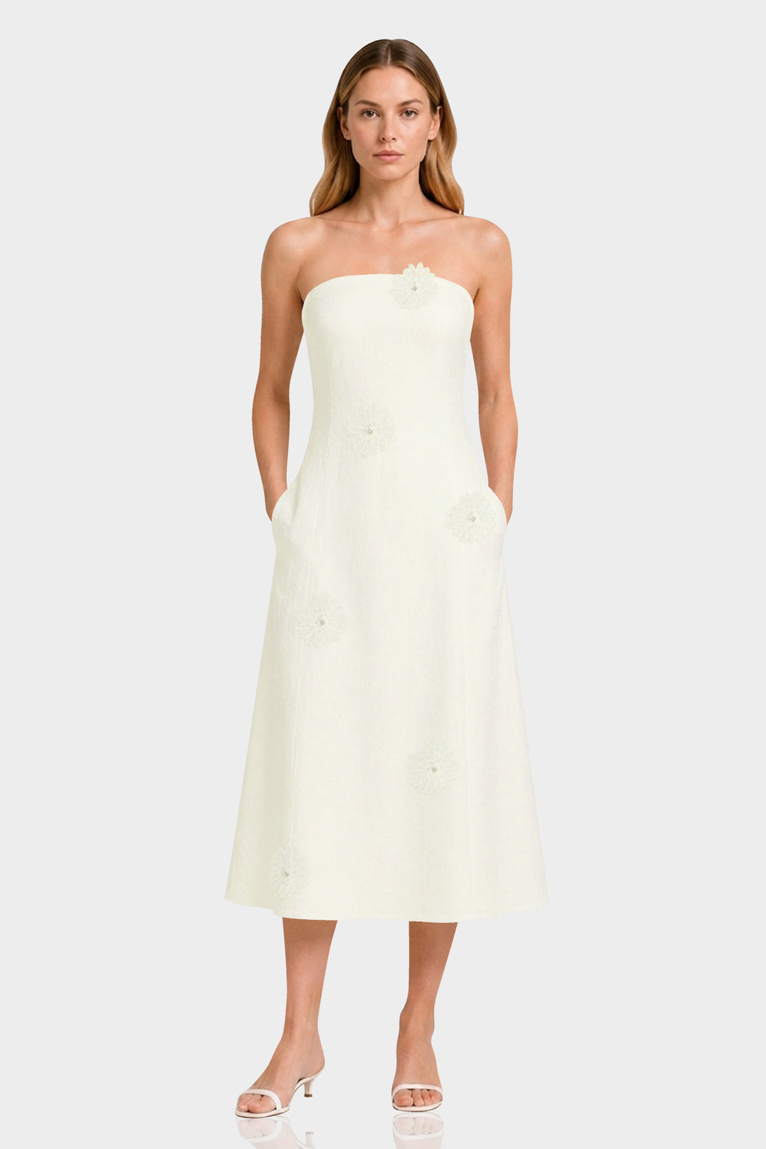 ivory cotton dress Ivory Cotton Dress