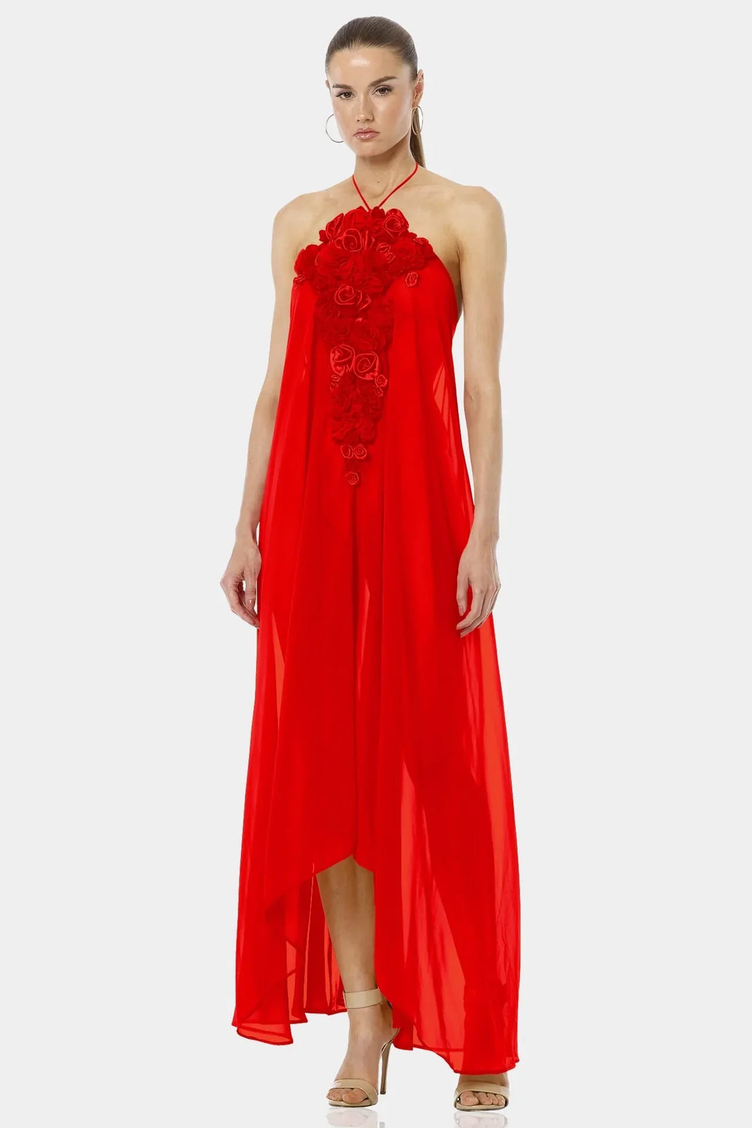 sheer turtleneck dress Rosetta Getty | Sheer Plisse Turtleneck | XS