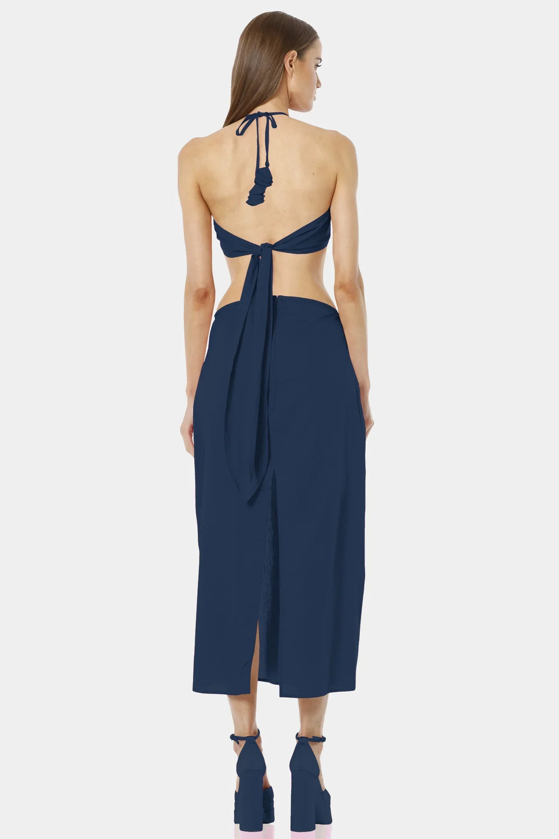 S Blue Maxi Day Dress S Blue Maxi Day Dress
