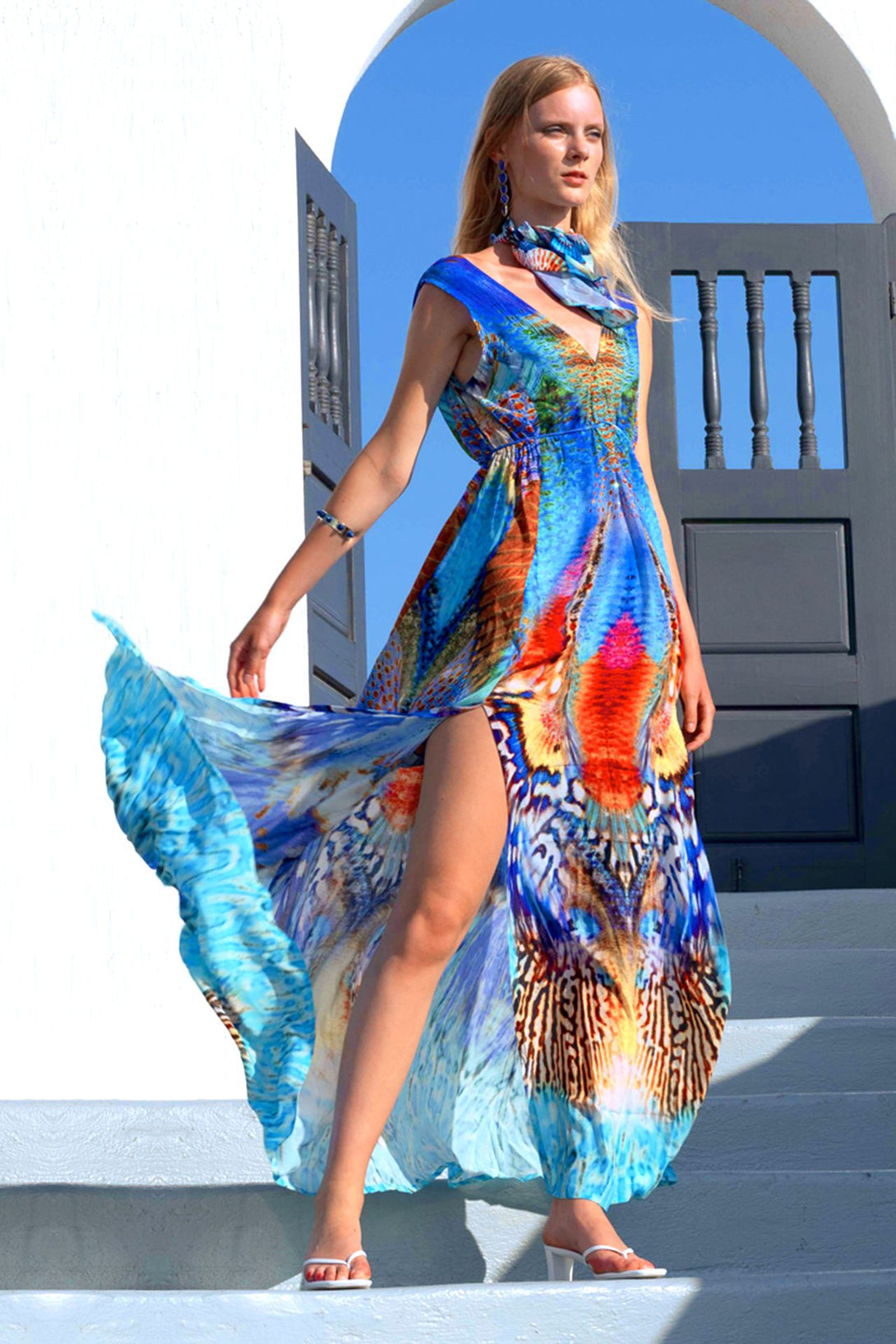 "beach maxi dress" "flowy maxi dress" "long dresses for women" "Shahida Parides"
