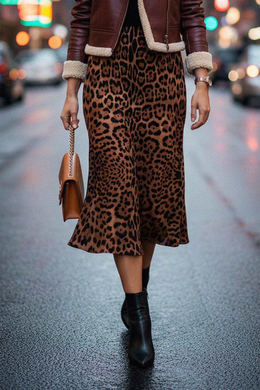 high waisted knee length skirt,
casual knee length skirts,
bias skirt, Shahida Parides,