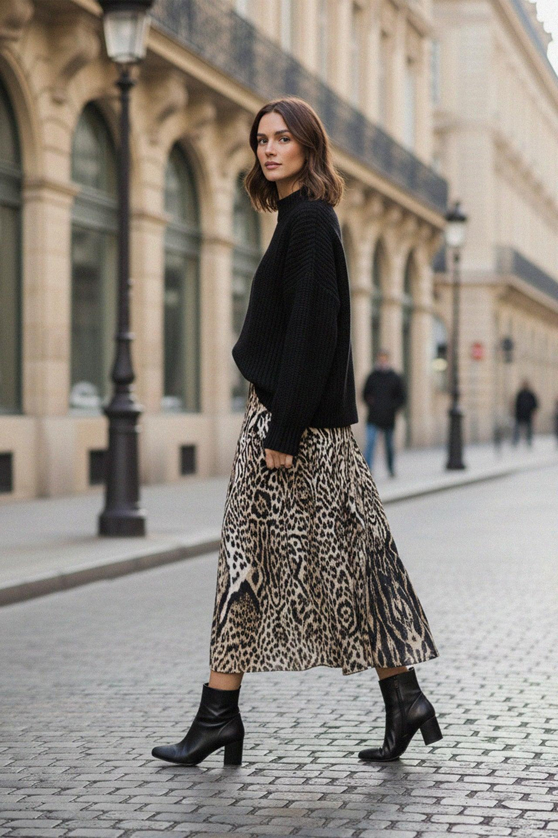 women's knee length skorts, straight skirt knee length, summer midi skirt, Shahida Parides,