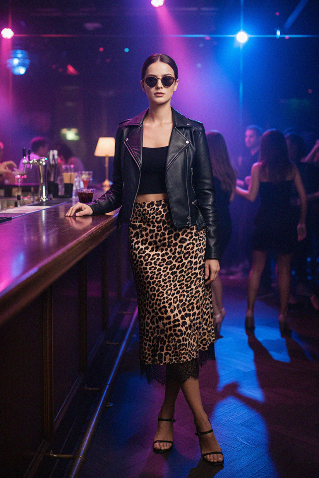 N ea Pari,
women’s midi skirt with lace detail,
lace fashion trend 2025,
lace detailing women’s wear,