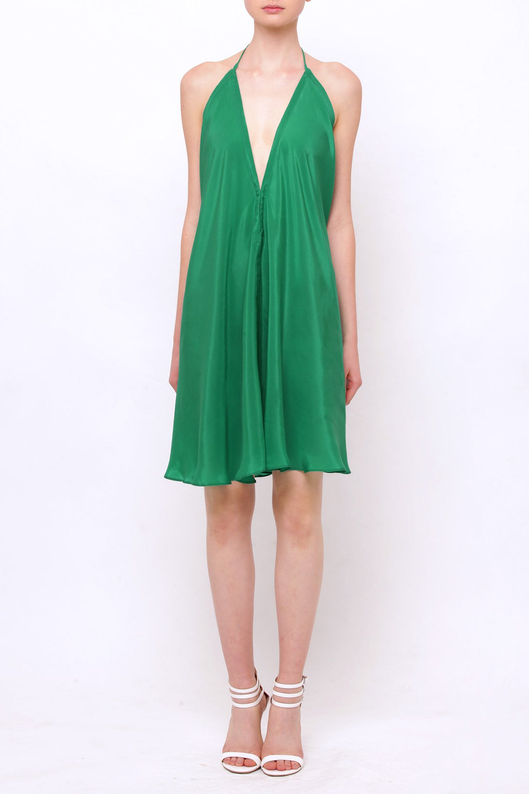 dark green mini dress, short frock for women party wear, Shahida Parides, sleeveless short dress,