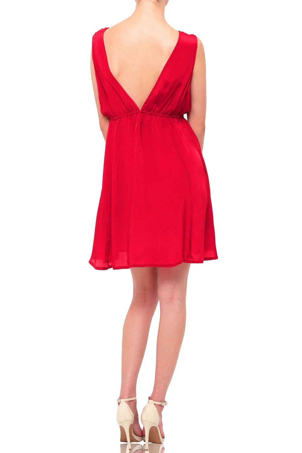   hot pink short dress, Shahida Parides, sleeveless short dress, short frock for women party wear,