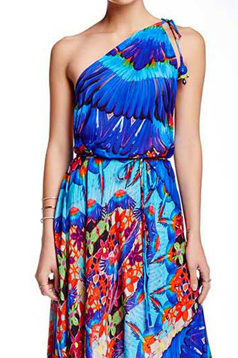  blue short dress, Shahida Parides, cute mini dresses, short sleeveless summer dresses,
