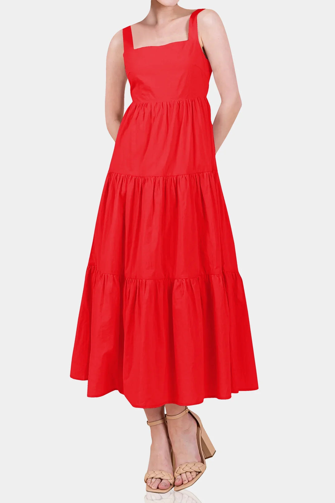 day dresses for women,
red dress for women,
casual midi dresses for women,
Shahida Parides,