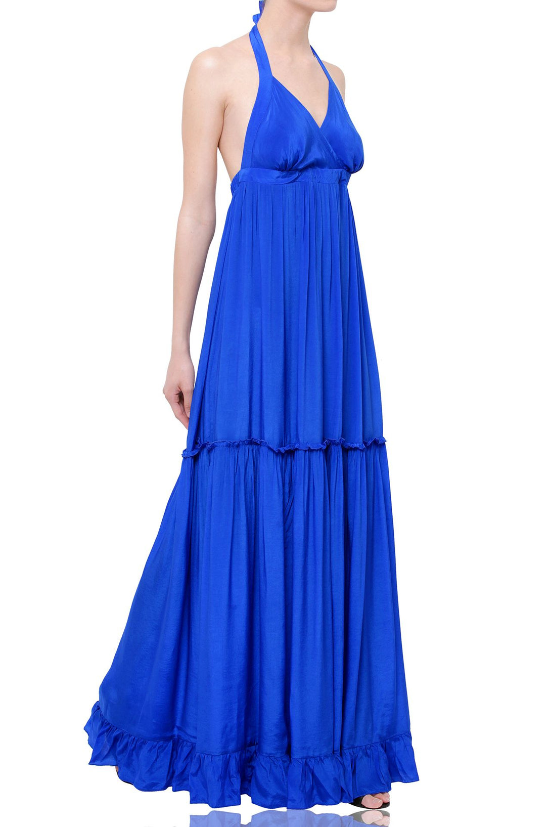  blue long dress formal, long dresses for women, flowy maxi dress, infinity plus size dress,