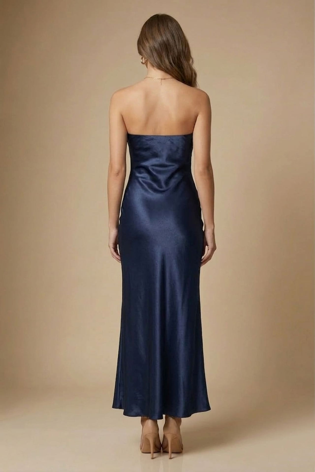 navy blue dress strapless KissProm Sweetheart Appliques A-line Ruffle Long Prom Dress, Navy Blue / 2 Get ready to turn heads in the Iridessa Maxi Dress Whistles Gemma Strapless Maxi Dress