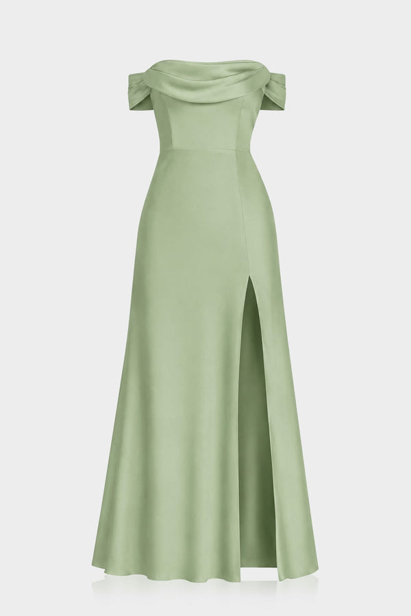 sage green convertible bridesmaid dress Satin dusty sage bridesmaid dresses