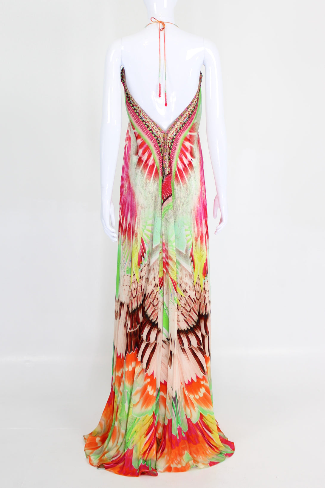  light orange maxi dress, Shahida Parides, beach maxi dress, long summer dresses, backless maxi dress,