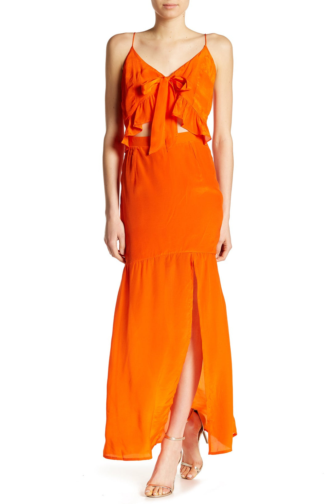  orange summer maxi dress, formal dresses for women, plus size maxi dresses, Shahida Parides,