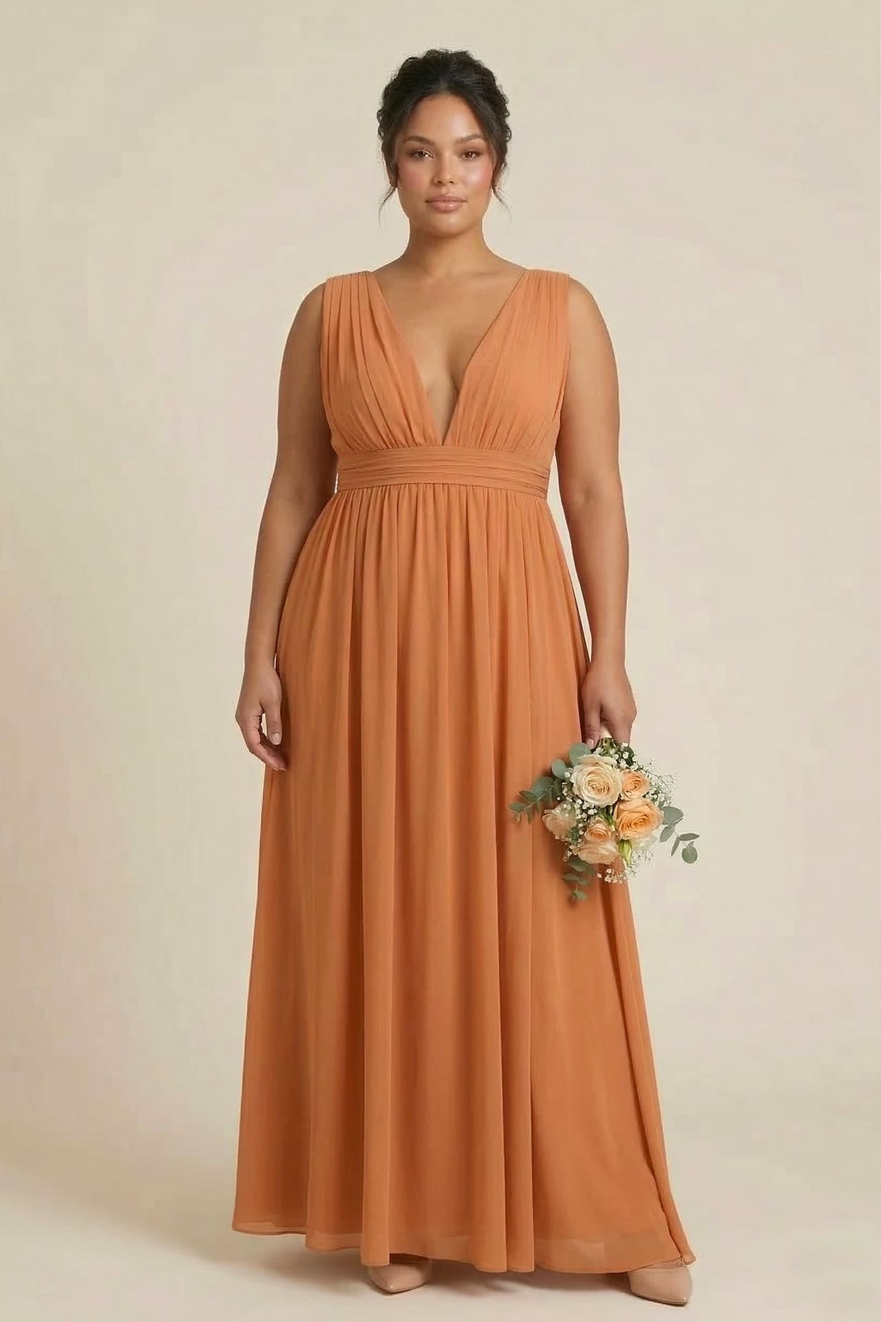 chinese dress ladies Baltic Born Womens Katelyn Velvet Maxi Wrap Dress | Cinnamon