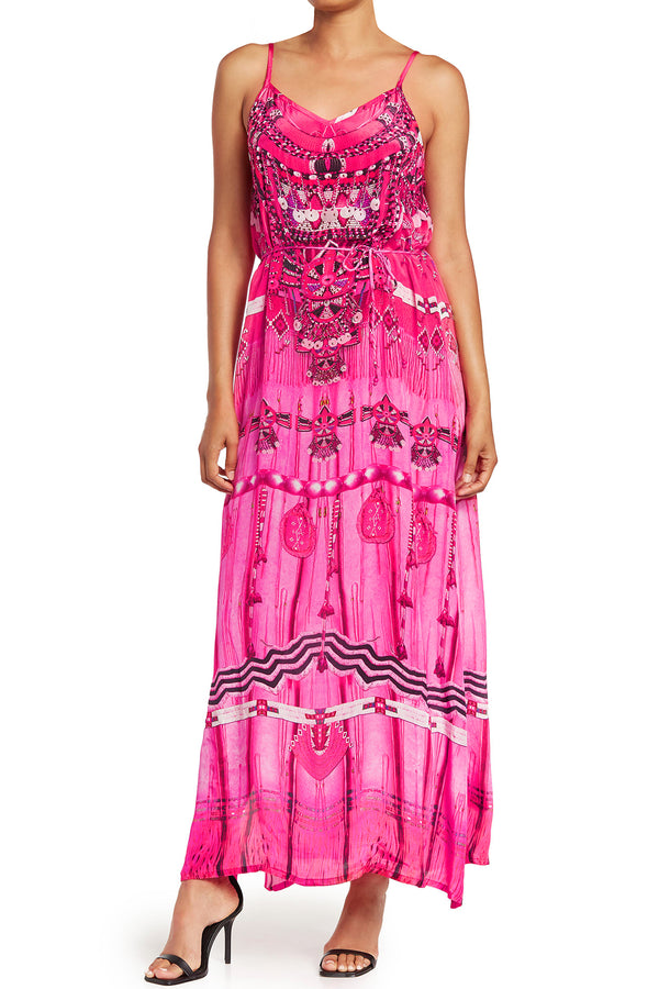  pink womens maxi dress, formal dresses for women, plus size maxi dresses, Shahida Parides,