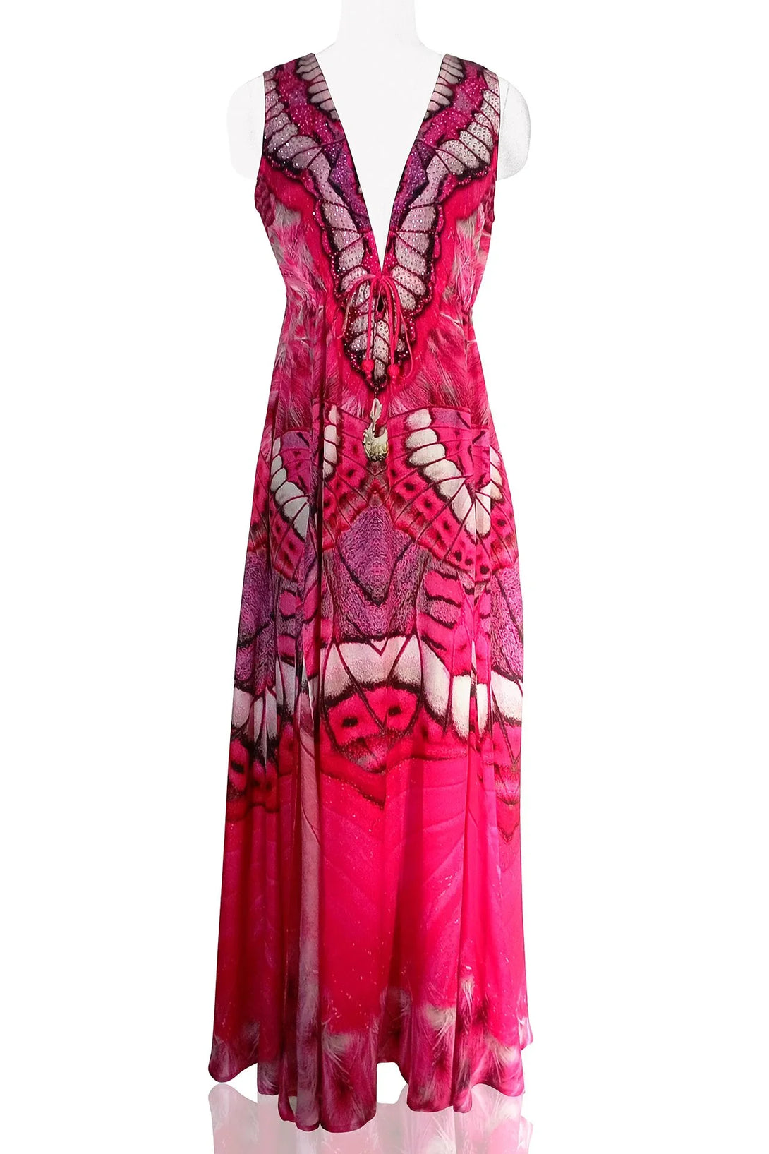 Designer Plunging V Neck Dress | Flowy Maxi Dress | Shahida Parides Designer Plunging V Neck Dress | Flowy Maxi Dress | Shahida Parides