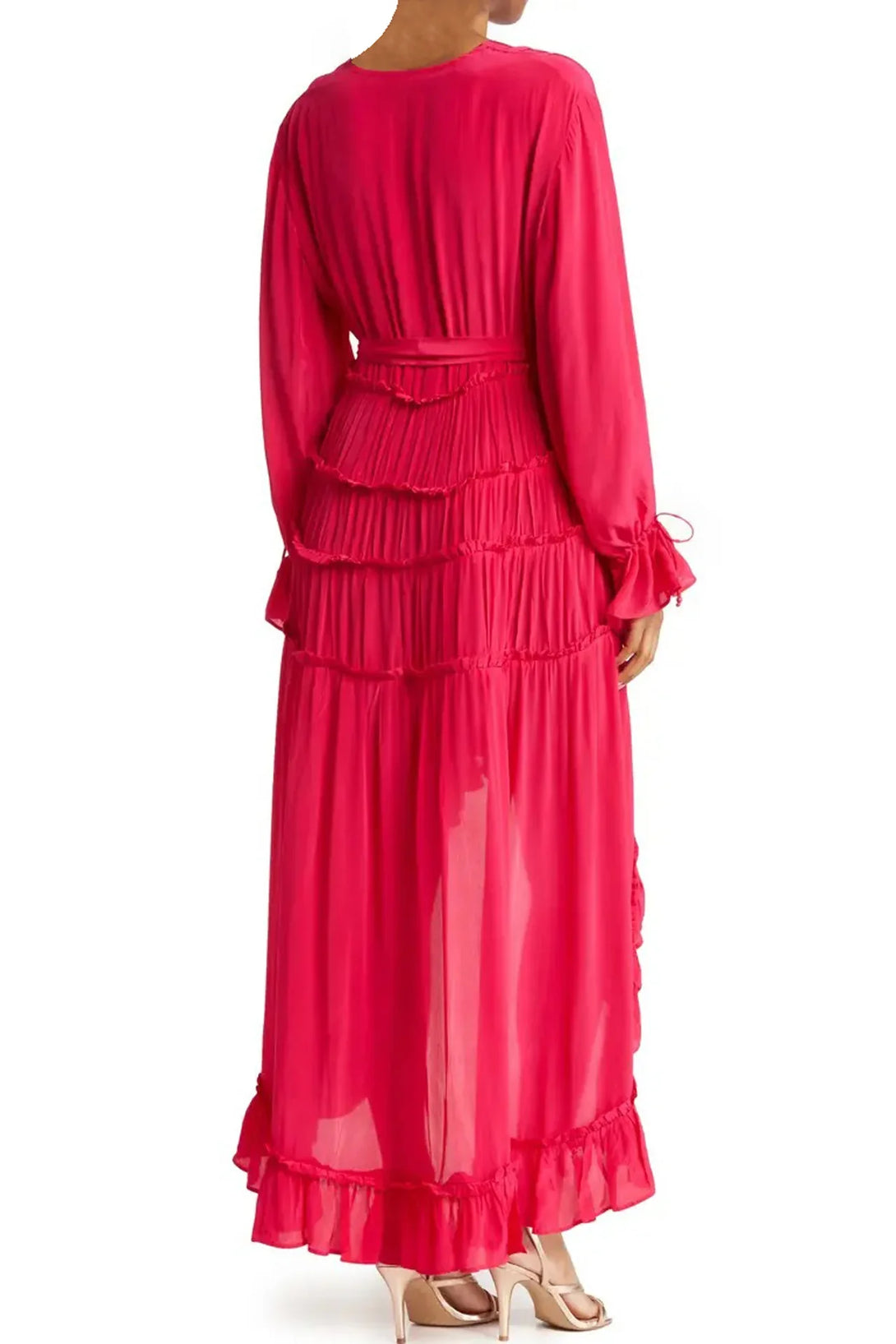 Designer Long Flowy Dresses | High Low Ruffle Dress | Shahida Parides Designer Long Flowy Dresses | High Low Ruffle Dress | Shahida Parides