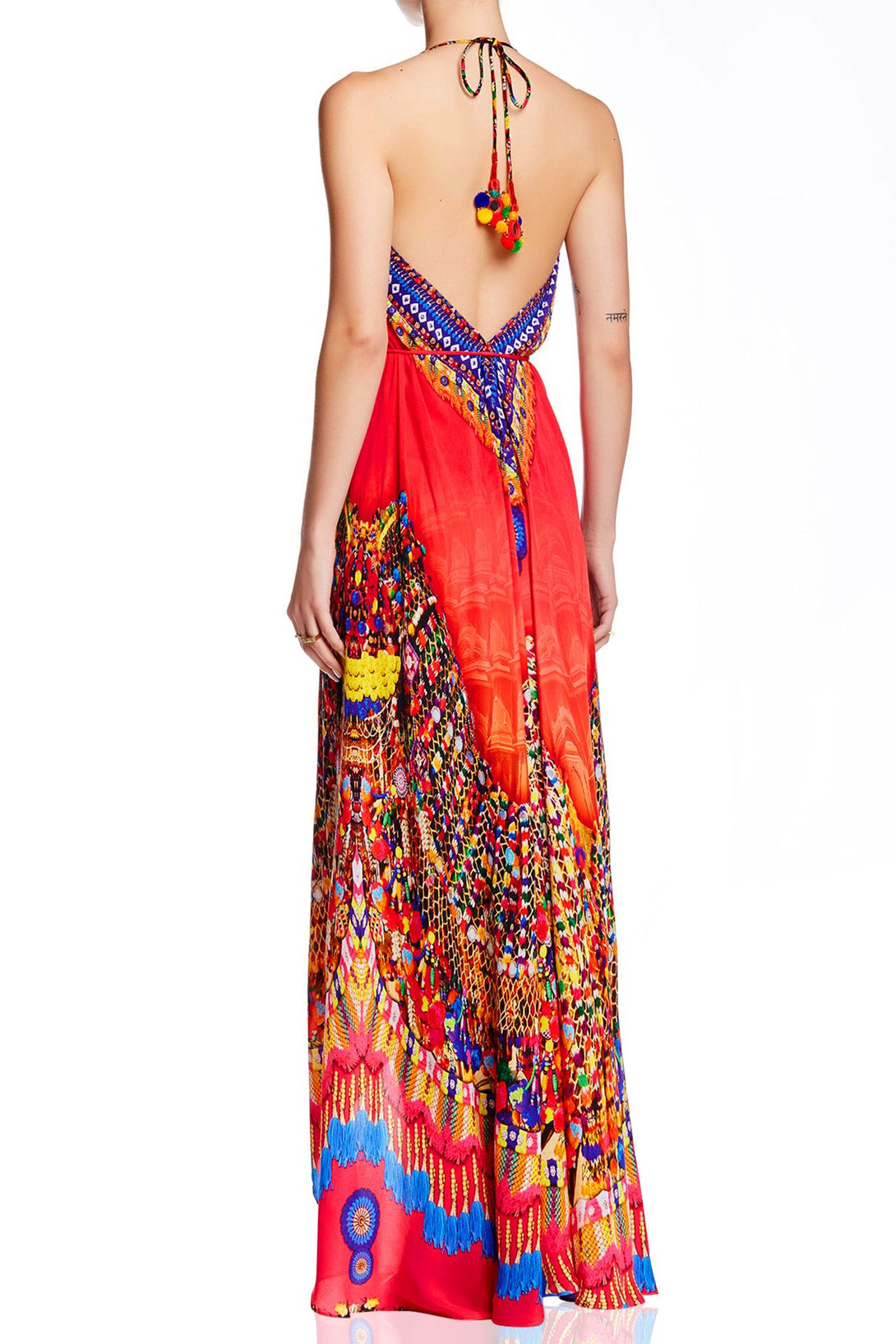 floral pink dress, long satin dress, Shahida Parides, plus size maxi dresses, flowy maxi dress,