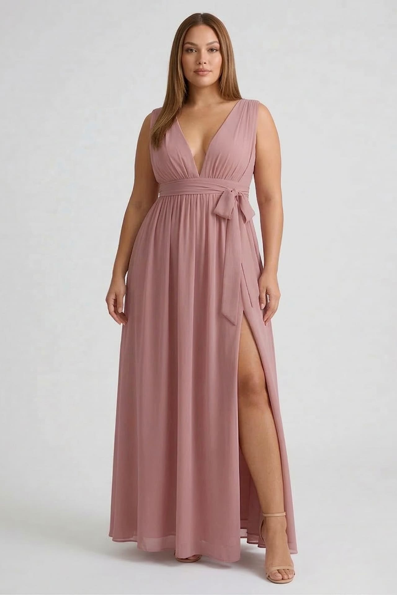 Amethyst Bridesmaid Dress V-Neck Formal Maxi | Shahida Shahida Parides Amethyst Bridesmaid Dress V-Neck Formal Maxi | Shahida Shahida Parides