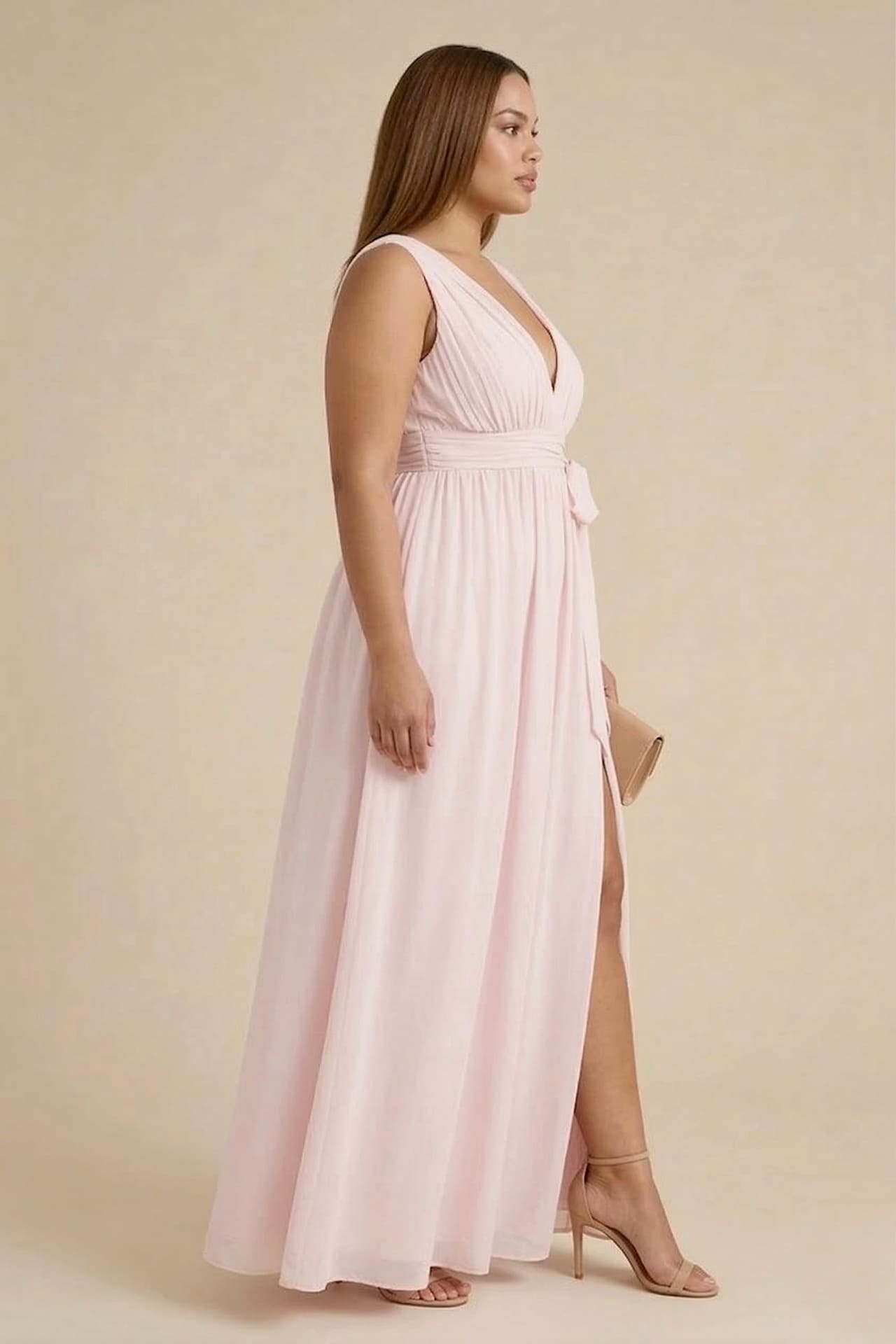 plus size bridesmaid dresses blush pink Evening Gown Plus Size Blush Pink Maxi Dress Plus Size Blush Maxi Dress Online