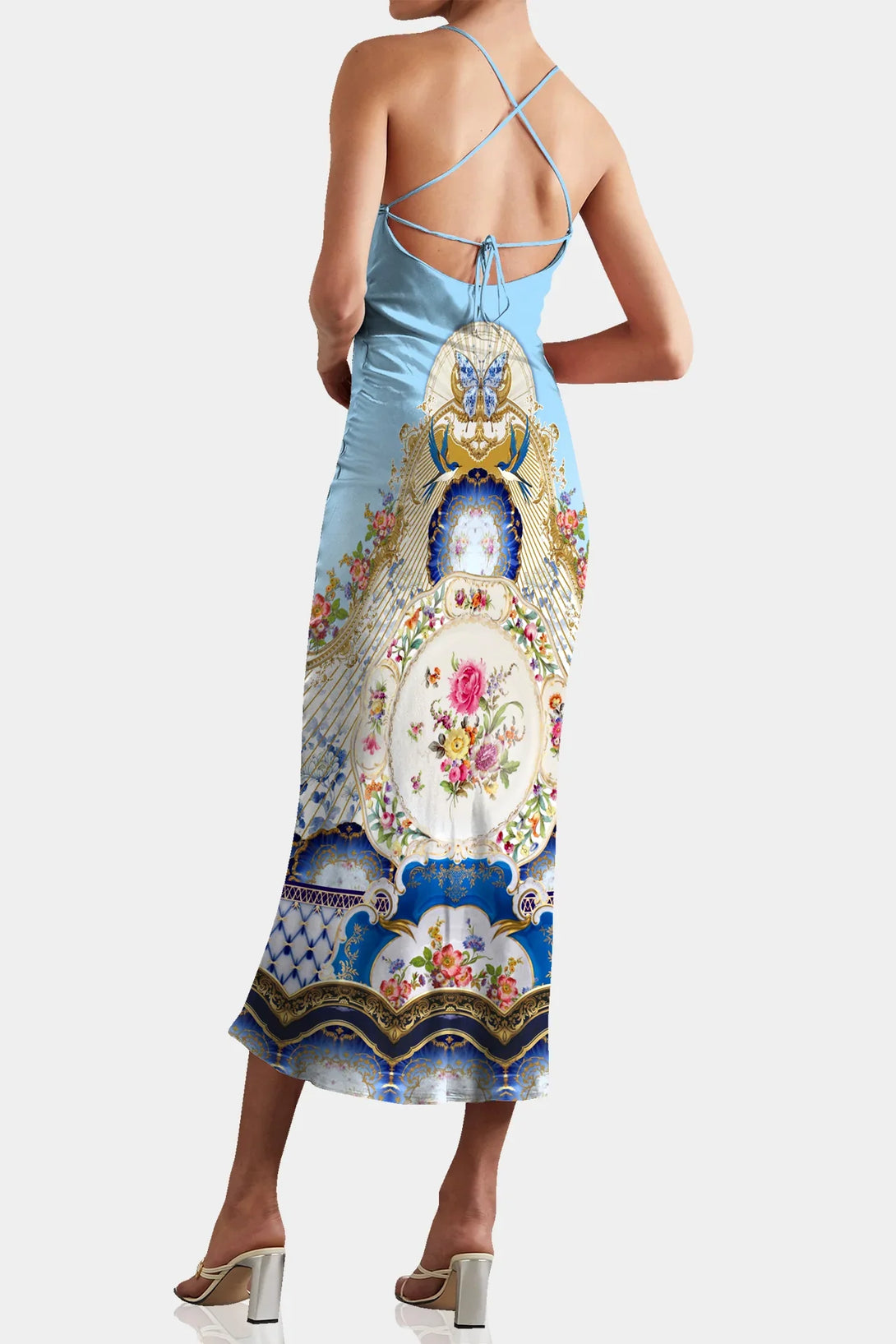 S Romantic Blue Sundress For Women S Romantic Blue Sundress For Women