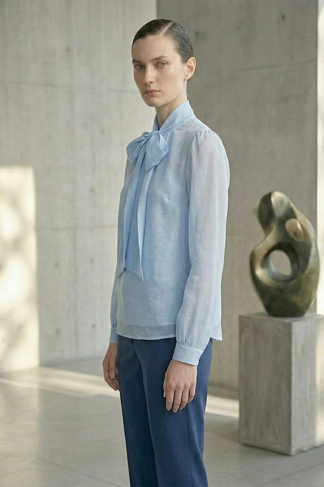 organza dress shirt Satin Organza Contrast Sheer Dress Shirt